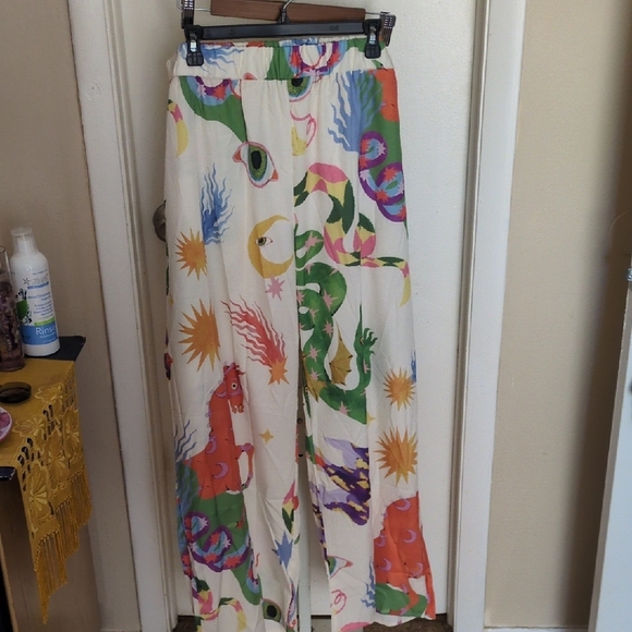 Colorful Printed Women's Set 2X - 3X READ MEASUREMENTS - Picture 4 of 12